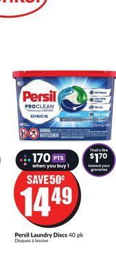FreshCo Persil laundry discs 40 pk offer