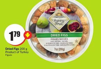 FreshCo Dried figs 200 g product of turkey offer