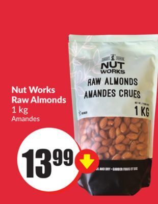 FreshCo Nut works raw almonds 1 kg offer