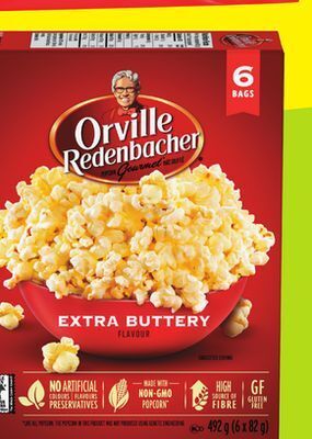 FreshCo Orville redenbacher microwave popcorn 6-8 pk offer