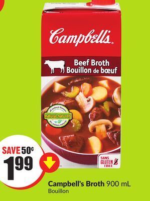 FreshCo Campbell's broth 900 ml offer