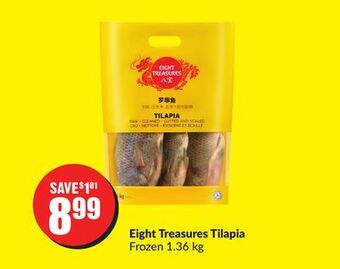 FreshCo Eight treasures tilapia frozen 1.36 kg offer
