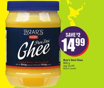 FreshCo Brar's desi ghee 800 g offer