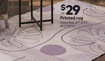 Giant Tiger Printed rug offer