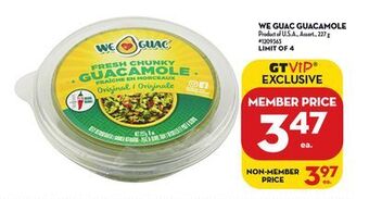 Giant Tiger We guac guacamole offer