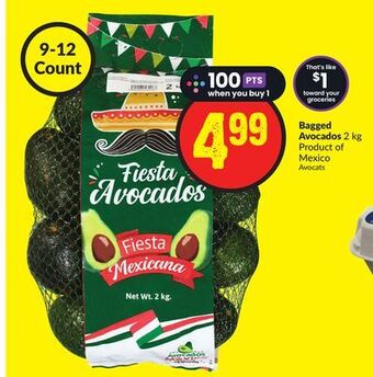 Chalo FreshCo Bagged avocados 2 kg of product of mexico offer