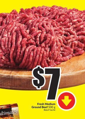 Chalo FreshCo Fresh medium ground beef 500 g offer