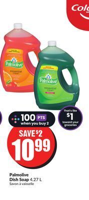 Chalo FreshCo Palmolive dish soap 4.27 l offer