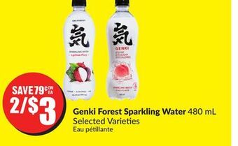 Chalo FreshCo Genki forest sparkling water 480 ml selected varieties offer