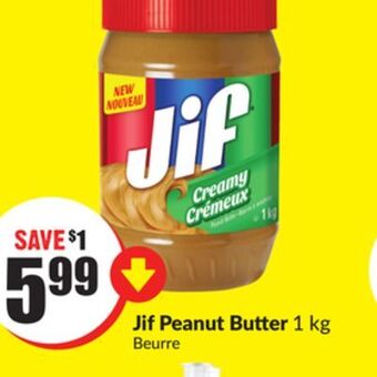 Chalo FreshCo Jif peanut butter 1 kg offer