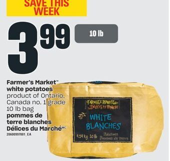 Valu-mart Pommes de terre blanches délices du marché, 10 lb bag offer
