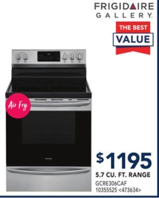 RONA Frigidaire gallery 5.7 cu. ft. range offer