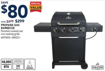 RONA Master forge propane gas barbecue offer