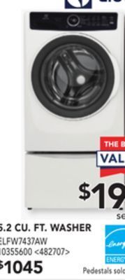 RONA Electrolux 5.2 cu. ft. washer offer