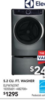 RONA Electrolux 5.2 cu. ft. washer offer