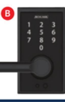 RONA Schlage non-connected electronic locks offer