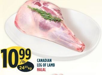 Marché Adonis Canadian leg of lamb offer