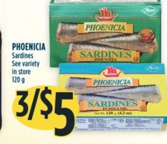 Marché Adonis Phoenicia sardines offer