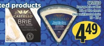 Marché Adonis Castello brie or blue cheese offer
