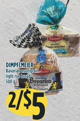 Marché Adonis Dimpflmeier bavarian multigrain light rye bread offer