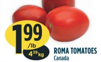 Marché Adonis Roma tomatoes offer