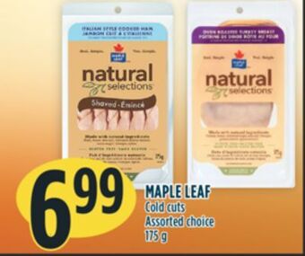 Marché Adonis Maple leaf cold cuts offer