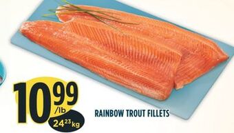 Marché Adonis Rainbow trout fillets offer