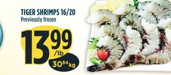 Marché Adonis Tiger shrimps 16/20 offer