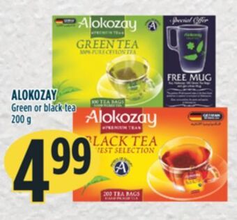 Marché Adonis Alokozay green or black tea offer