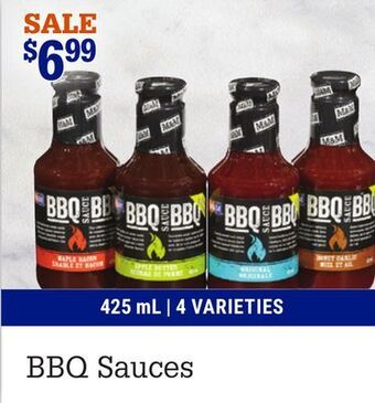 M & M Food Market Bbq sauces offer