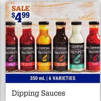M & M Food Market Dipping sauces offer