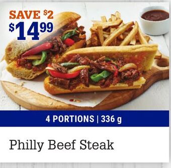 M & M Food Market Philly beef steak offer