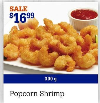 M & M Food Market Popcorn shrimp offer