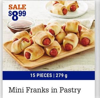 M & M Food Market Mini franks in pastry offer
