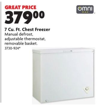 Home Hardware 7 cu. ft. chest freezer offer
