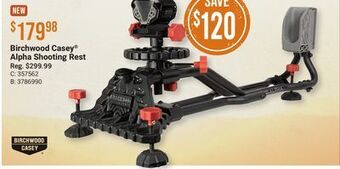 Bass Pro Birchwood casey alpha shooting rest offer