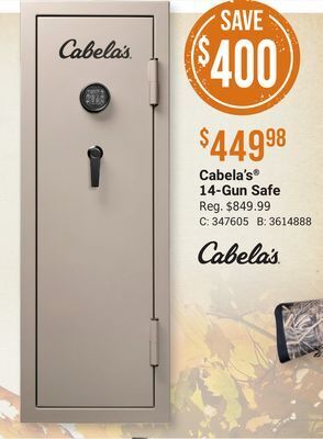 Bass Pro Cabela's 14-gun safe offer