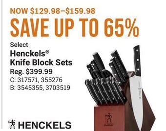 Bass Pro Henckels knife block sets offer