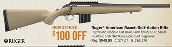 Bass Pro Ruger american ranch bolt-action rifle offer