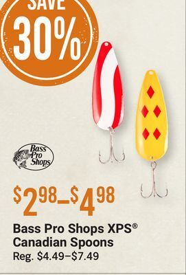 Bass Pro Bass pro shops xps canadian spoons offer
