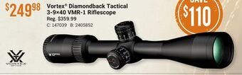 Bass Pro Vortex diamondback tactical 3-9×40 vmr-1 riflescope offer