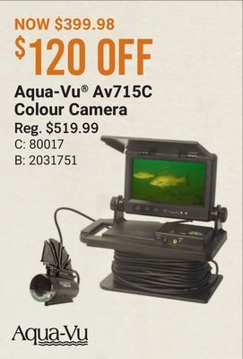 Bass Pro Aqua-vu av715c colour camera offer