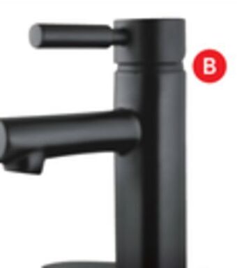 RONA Delta struct lavatory faucets matte black finish offer