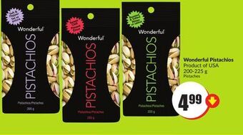 Chalo FreshCo Wonderful pistachios product of usa 200-225 g offer