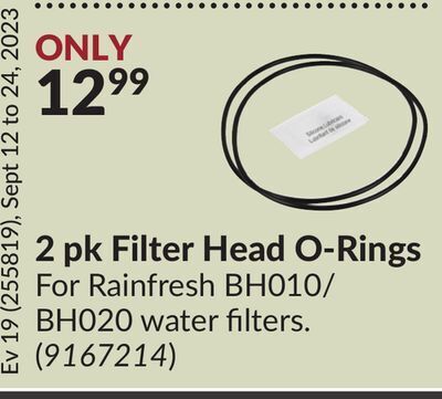 Princess Auto 2 pk filter head o-rings offer