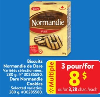 Walmart Dare normandie cookies offer