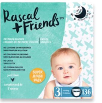 Walmart Rascal + friends jumbo box diapers or cocomelon training pants offer