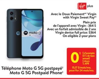 Walmart Moto g sg postpaid phone† offer