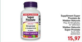 Walmart Webber naturals super prostate offer