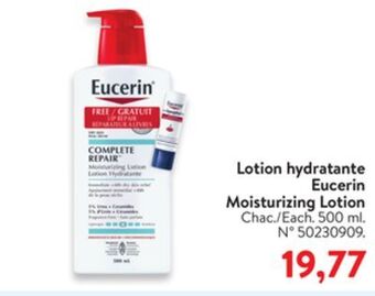 Walmart Eucerin moisturizing lotion offer